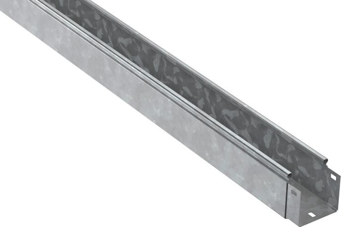 Лоток неперфорированный 80х100х2000 HDZ | CLN10-080-100-2-M-HDZ IEK