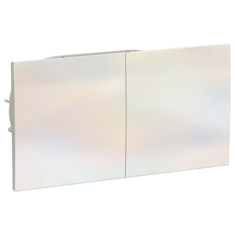 Розетка 2-м СП AtlasDesign 16А IP20 с заземл. защ. шторки со сдвижн. крышкой в сборе жемчуж. SE ATN000428 APC