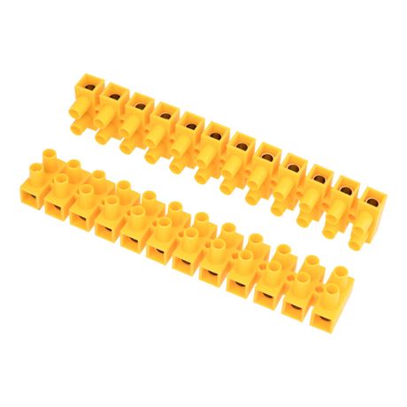 Клеммная винтовая колодка KВ-35 10-35, ток 80 A, полиэтилен желтый (10 шт./уп.) | 07-5035-3 REXANT MEET