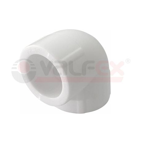 Угольник 20 мм 90 град., полипропиленовый PPR, белый - 10108020-PRO VALFEX VALFEX арт. 10108020-PRO