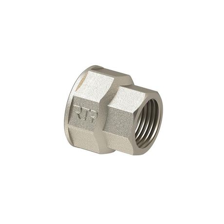 Муфта переходная латунь внутр. резьба 1 1/4х1дюйм никель RTP 25176