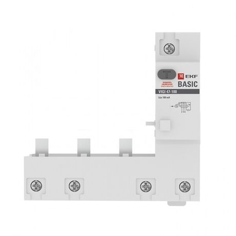 Блок дифференциальной защиты VIGI 47-100 3P+N 100А 100мА Basic | vigi3pn-100-100-bas EKF