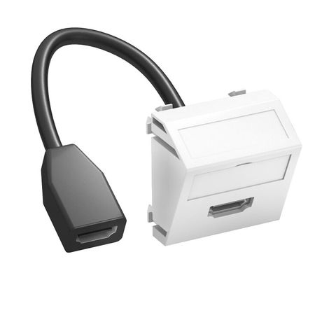 Мультимедийная рамка HDMI Modul45 (белый) (MTS-HD F RW1) | 6104838 OBO Bettermann