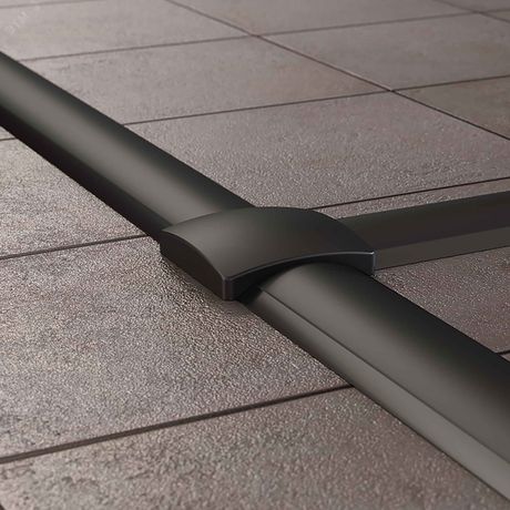 Напольный канал 50х12 мм. черный | 01033 DKC ДКС