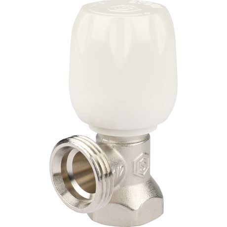 Клапан ручной терморегулирующий с неподъемным шпинделем, угловой 1/2 - SVRs 1152 000015 STOUT RG008S6N7C9DS9