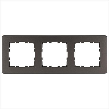 Рамка G-Flex 3-постовая, цвет Мокко - G1103Z Jasmart