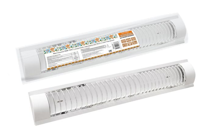 Светильник CПО 3017 (с решеткой), под лампу LED Т8/G13 2х60 Народный | SQ0327-0415 TDM