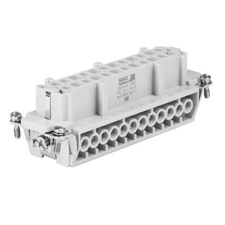 Розетка OptiLink HDC-HE-24-16-F-(0.75-2.5) 500В КЭАЗ 352265 КЭАЗ арт. 352265