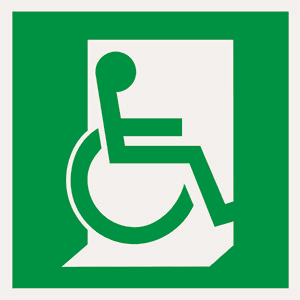 Пластина Выход для МГН здесь (левосторонний) BL-1515.E60-01 - a18490 BS