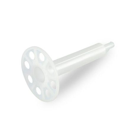 Тарельчатый дюбель гриб с гвоздем для ПМ IN80 белый (50 шт/уп) | PR08.12253 Промрукав Строитель