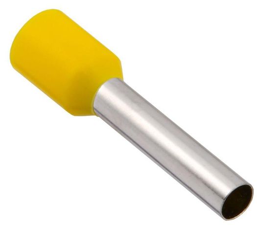 Наконечник НШВИ 6,0-18 6мм2 с изолированным фланцем (100шт/упак) GENERICA - UGN11-018-006-100-G IEK