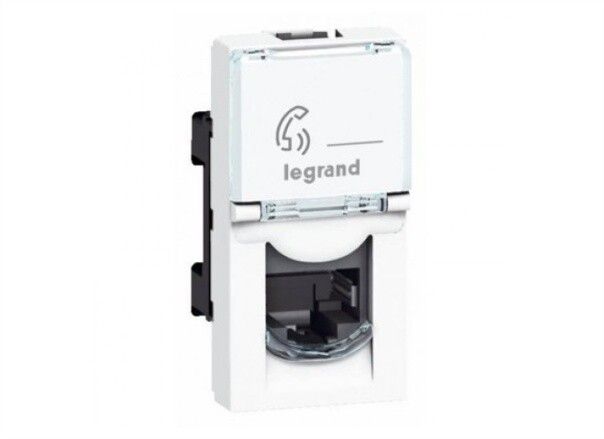 Розетка компьютерная RJ45 категория 5e FTP 1 модуль LCS - 078680 Legrand