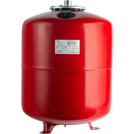 Бак расширительный на отопление 80 л. (цвет красный) - RG008P29LEJEN1 STOUT STH-0006-000080