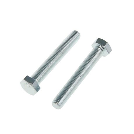 Болт с шестигранной головкой М16х120 DIN 933 класс прочн. 8.8 оцинк. (1кг/5шт) (уп.5кг) Tech-Krep/Zitar 947270