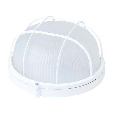 Светильник "Банник" 60Вт E27 IP54 176х90х190мм НБП круг настенно-потолочный с решеткой GAUSS 926602116