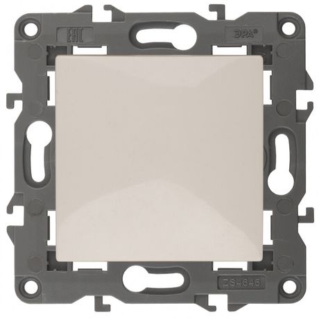 Переключатель 1-кл. СП Elegance 14-1103-02 10А IP20 250В 10AX механизм сл. кость Эра Б0034223