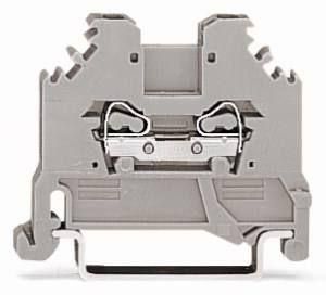 Клемма проходная 2х(0.08-1.5мм) для примен. во взрывооп. усл. по Ex I син. WAGO 279-104