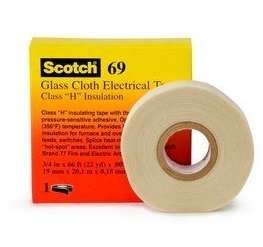 Изолента стекловолоконная 19мм Scotch 69 (дл.33м) 3М 7100090267 3M