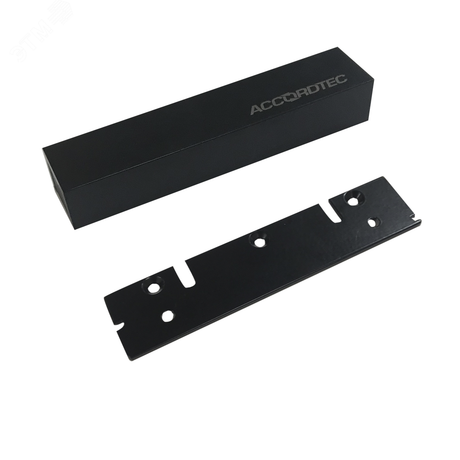Замок электромагнитный ML-200K Premium Black с планкой - AT-13143 AccordTec