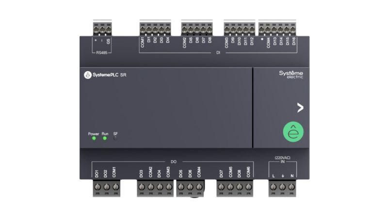 Реле интеллектуальное SR1, 220 VAC, без дисплея, возможности расширения, 24 IO: 16 дискретных входов, 8 выходов (реле, 3 A), 1xRS485, 1xUSB (Type C) - ZR1PA00P7 APC