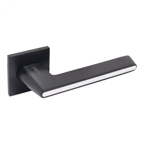 Комплект ручек АЛЛЮР АРТ АДЕЛЬ BL/W (851511) матовый черный/белый ЗАЩИТПЛЕНКА - 13791 ПТК