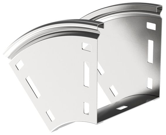 Поворот плавн. 45град тип В20 ESCA 80х100мм | CPV41-0-45-080-100 IEK