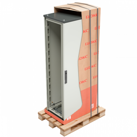 Шкаф напольный CQE собранный с дверью и задней панелью ВхШхГ 2000x1000x400 мм | R5CQE20104A DKC - (ротация на N) ДКС