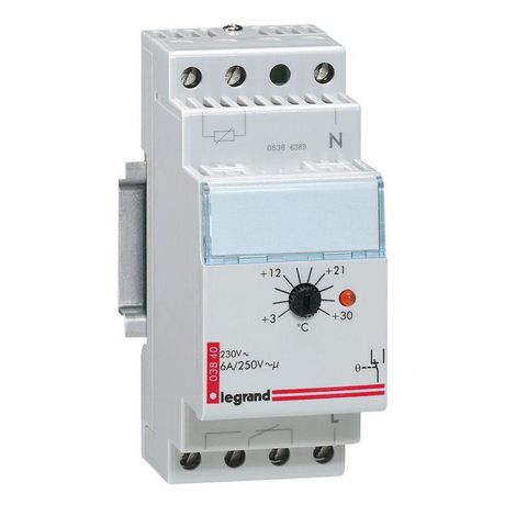 Термостат электронный комн. 2 мод. 6А 3-30C Leg 003840 Legrand