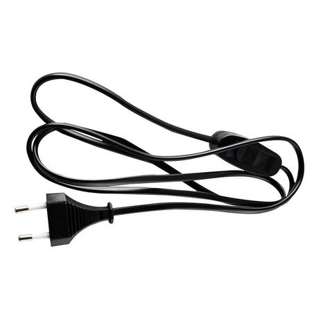 Сетевой шнур с выключателем 230V 1,9м черный KF-HK-1-2 | 51041 FERON