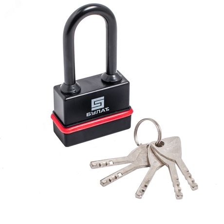 Замок навесной Булат ВС 3-Н65-01 ПЛ всепогодный 5кл. d=9мм - 13986 ПТК