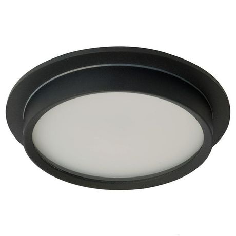 Светильник потолочный встраиваемый, 25W 230V GX70, IP44, черный, круг, без лампы, DL704 | 51106 FERON