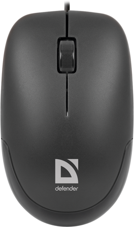 Мышь проводная оптическая Datum MM-010 черн. 3 кнопки 1000dpi USB 52010 Defender 1000398956