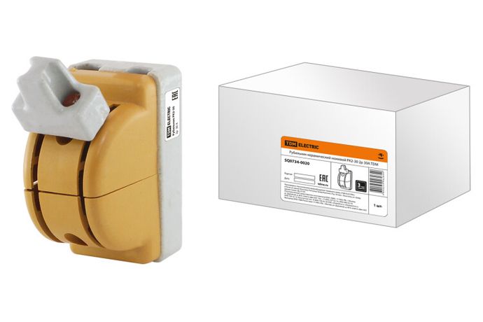 Рубильник керамический РК2-30 2p 30А | SQ0734-0020 TDM