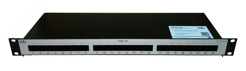Панель управления для установки модулей в 19-ти дюймовую стойку - 400 540 УЗИП ГРОЗОСТОП PSK 24 Hakel