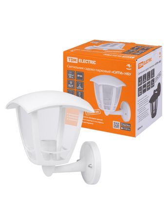 Светильник садово-парковый "СИТИ" НБУ 07-60-001 У1 4-х гранник настенный вверх белый | SQ0330-1311 TDM