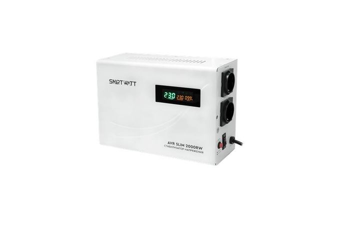 Стабилизатор напряжения настенный SMARTWATT AVR SLIM 2000RW | 4512020310004 Delta