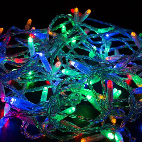 Гирлянда профессиональная Нить 10м, постоянное свечение, прозрачный ПВХ, 230В, цвет: Мультиколор - 305-189 NEON-NIGHT