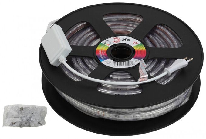 Лента светодиодная 7,2Вт/м 220В RGB IP67 30LED/м LS5050-7,2-30-220-RGB-IP67-20m - Б0043096 ЭРА