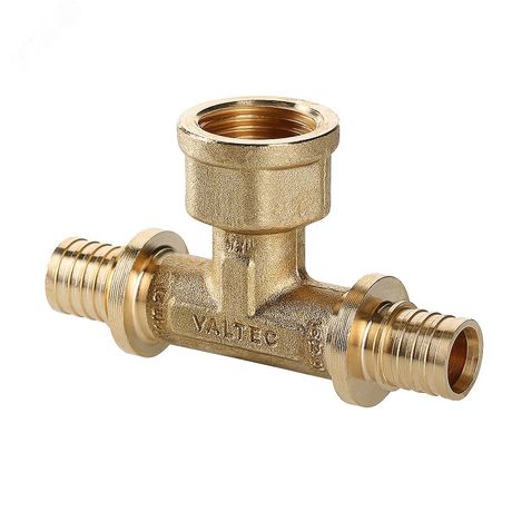 Тройник надвижной с переходом на вн.р. 16(2.2)х1/2'х16(2.2) - VTm.432.BG.160416 VALTEC IU4321604