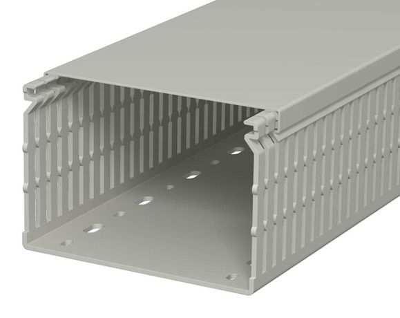 Распределительный кабельный канал LK4 N 80x120x2000 мм (ПВХ,серый) (LK4 80120) | 6178236 OBO Bettermann
