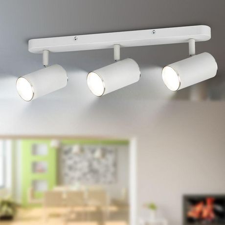 Светильник настенно-потолочный спот OL35-3 WH MR16 GU10 IP20 белый хром | Б0056367 ЭРА