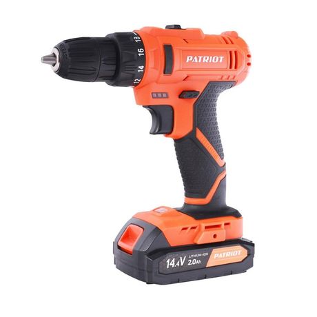 АКБ Li-Ion 14.4В 2А.ч 2 скорости (кейс) PATRIOT 180301147 Дрель-шуруповерт аккумуляторная BR 147Li