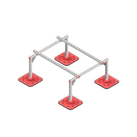 Конструкция опорная для установки оборудования TECHNORAPTOR FOOT 1000х1200 HD КМ TR0208 КМ-Профиль