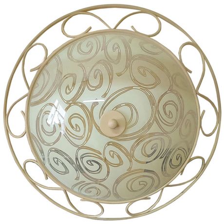 Светильник НПБ 01-2х60-118 "Фурия" 300 60Вт E27 IP20 матов. шампань/корпус "Орнамент" беж. (инд. упак.) Элетех 1005205858