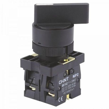 Переключатель NP2-EJ25, 2 положения фиксацией, 1НО+1НЗ, IP40 (R) | 574112 CHINT