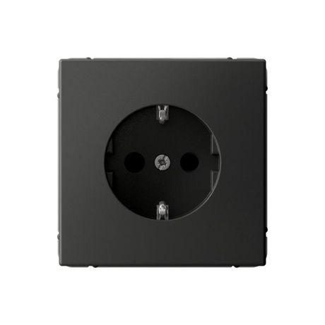 Розетка ArtGallery 16А с заземл. со шторками быстрозажим. клем. механизм базальт SE GAL001445S APC