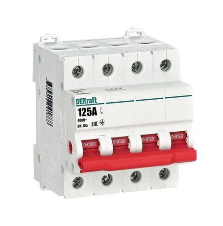 Выключатель-разъединитель ВН-105 ВН105-4P-125A DEKraft 17099DEK APC