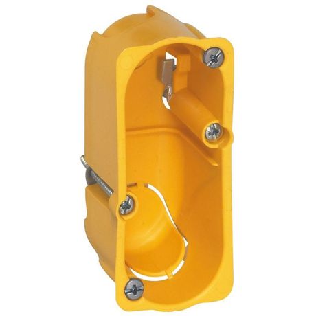 Коробка одноместная - Программа Batibox для сухих перегородок механизмов Celiane/Mosaic 1 модуль глубина 40 | 080040 Legrand