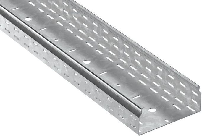 Лоток листовой перфорир. 80х200 L2500 сталь 1.5мм HDZ ESCA 7 IEK CLP10-080-200-150-D25-HDZ