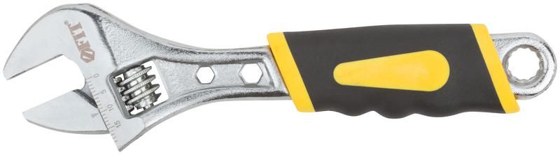 Ключ разводной ''Старт'', ПВХ накладка на ручку 150 мм (19 мм) - 70146 РОС